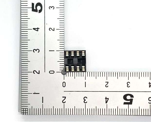 JAE ICソケット 板バネ 8P 300mil (10個入) ■限定特価品■