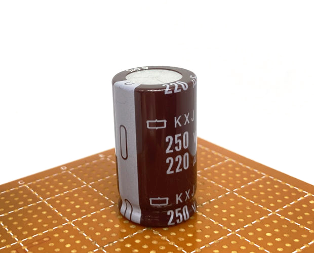 平滑用途向け 電解コンデンサ 250V 220μF 105℃ (10個入) ■限定特価品■
