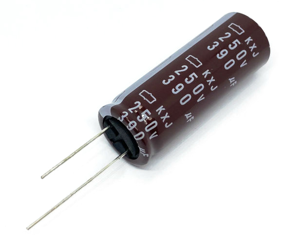 平滑用途向け 電解コンデンサ 250V 390μF 105℃ (10個入) ■限定特価品■