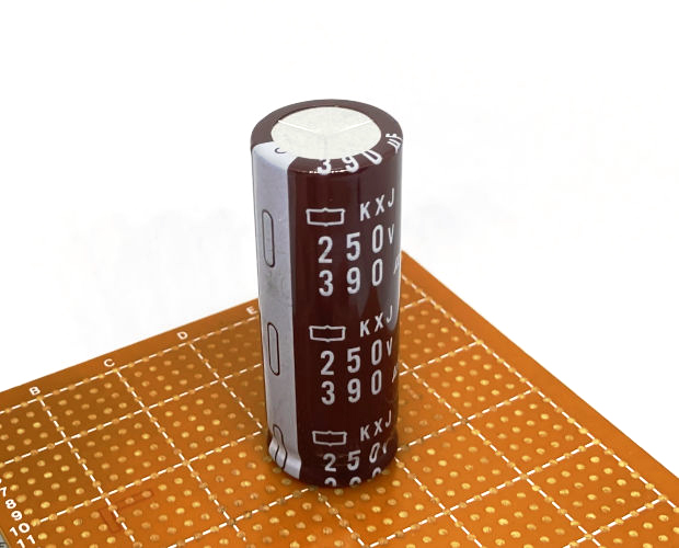 平滑用途向け 電解コンデンサ 250V 390μF 105℃ (10個入) ■限定特価品■