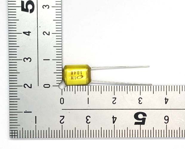 フィルムコンデンサ 50V 0.1μF ±10% (100個入) ■限定特価品■
