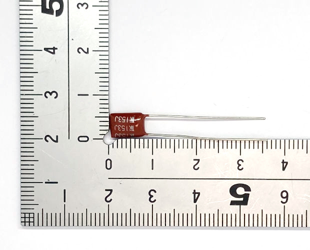 ポリエステルフィルムコンデンサ 50V 0.015μF ±5% (200個入) ■限定特価品■