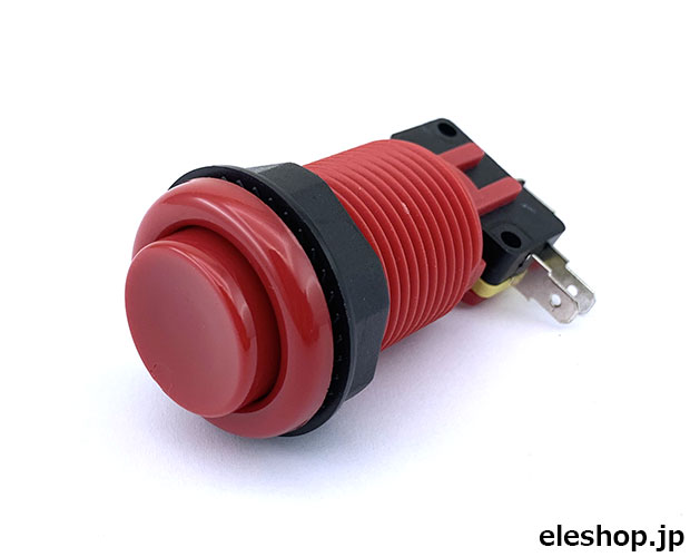 【販売終了】リミット/マイクロスイッチ式プッシュスイッチ 赤 /MIDSW-RD