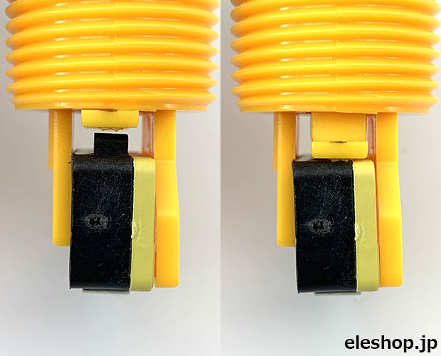 【在庫限り】リミット/マイクロスイッチ式プッシュスイッチ 黄