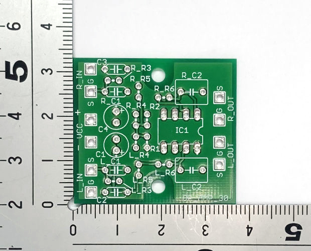 ステレオプリアンプ30倍