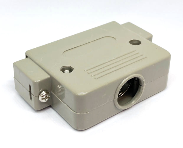 D-subカバー インチネジ 50pin 灰