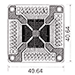 QFP ICϊpQFP 0.8sb`2.54sb`(24`64PIN)[RoHS]