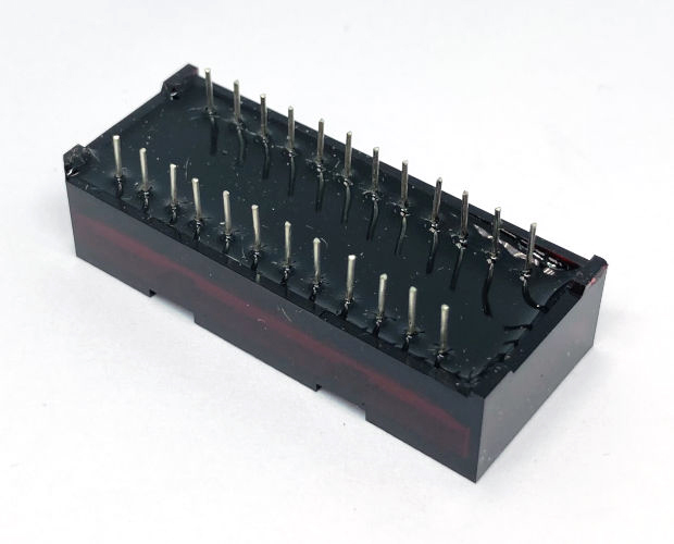 時計表示向け 4桁7セグLED アノードコモン ダイナミック駆動 赤 (15個入) ■限定特価品■