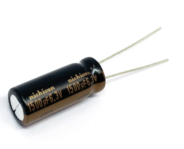 超低インピーダンス電解コンデンサ 6.3V 1500μF (20個入) ■限定特価品■